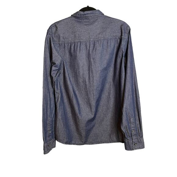 Brave Soul Denim Button Long Sleeve Shirt Large - Picture 6 of 6